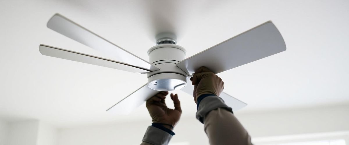 Professional ceiling fan installation