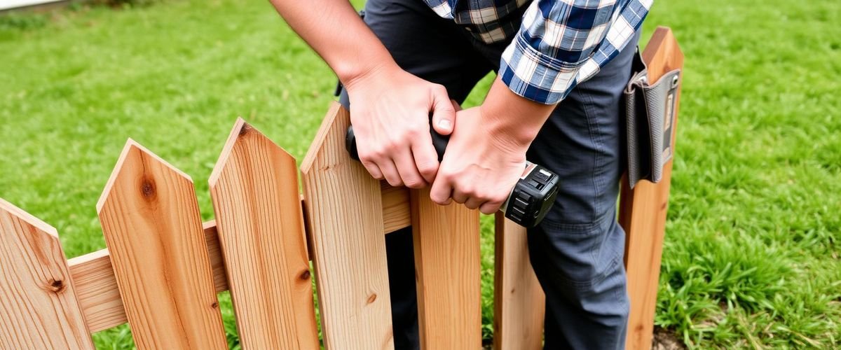 Professional fence repair service